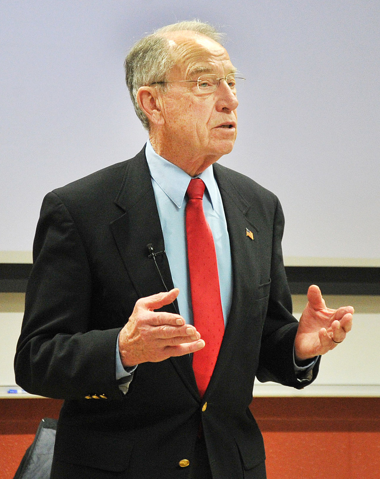 Grassley town hall